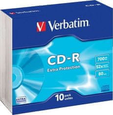 Verbatim CD-R80 700MB Data Life/ 52x/ slim/ 10pack