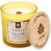 Arôme Svíčka s dřevěným knotem 400 g Vanilkové potěšení