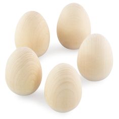 Ulanik Dřevěná sada středních vajec 5 kusů