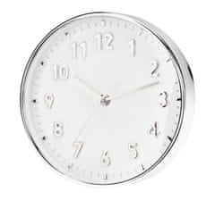 SEGNALE Nástěnné hodiny ručičkové 20 cm stříbrná