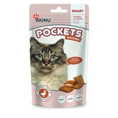 KN Akinu POCKETS - kachní polštářky pro kočky (40g)