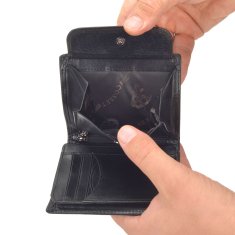 COSSET černá pánská peněženka 4501 Komodo C