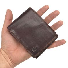 COSSET hnědá pánská peněženka 4505 Komodo H