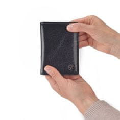 COSSET černá pánská peněženka 4424 Komodo C