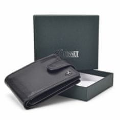 COSSET černá pánská peněženka 4411 Komodo C