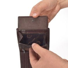 COSSET hnědá pánská peněženka 4506 Komodo H
