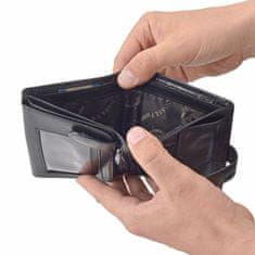 COSSET černá pánská peněženka 4408 Komodo C