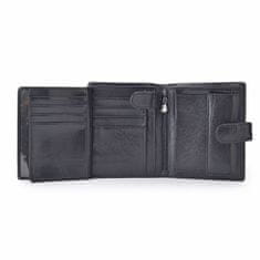 COSSET černá pánská peněženka 4408 Komodo C