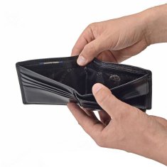 COSSET černá pánská peněženka 4502 Komodo C