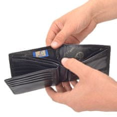 COSSET černá pánská peněženka 4505 Komodo C