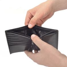 COSSET černá pánská peněženka 4506 Komodo C