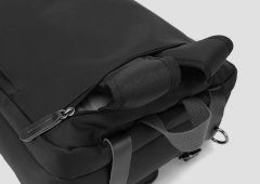 ZAGATTO Batoh na notebook, 17,3" černý pánský batoh, brašna s ramenními popruhy a zádovým popruhem, USB port, funkční a prostorný batoh na notebook, voděodolný a odolný materiál, 33x48x14 / ZG245