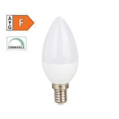 Diolamp  SMD LED žárovka matná Candle C37 7W/230V/E14/4000K/710Lm/250°/Dim