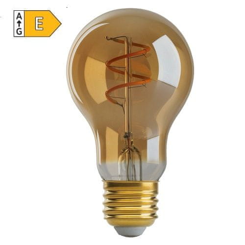 Diolamp  LED Filament žárovka Amber A60 4W/230V/E27/1800K/270Lm/360°/Dim