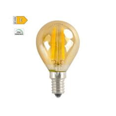 Diolamp  LED Filament Mini Globe žárovka P45 Amber 4W/230V/E14/2700K/500Lm/360°/Step Dim