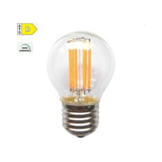 Diolamp  LED Mini Globe Filament žárovka čirá P45 4W/230V/E27/2700K/570Lm/360°/Step Dim