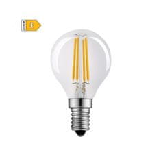 Diolamp  LED Filament Mini Globe žárovka čirá P45 4W/230V/E14/2700K/480Lm/360°