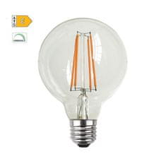 Diolamp  LED Globe Filament žárovka čirá G95 10W/230V/E27/4000K/1260Lm/360°/Dim