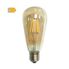 Diolamp  LED Filament žárovka Amber ST64 8W/230V/E27/2700K/900Lm/360°