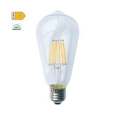 Diolamp  LED Filament žárovka čirá ST64 8W/230V/E27/2700K/940Lm/360°/Step Dim