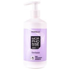 Montibello Morphosse Pre-Treatment - šampon pro keratinové narovnání, hluboce čistí, připravuje vlasy na narovnání, 500ml