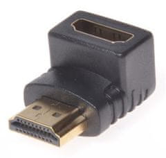 PremiumCord Adapter HDMI M/F zahnutý do pravého úhlu