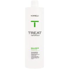 Montibello Treat NaturTech Balance Restore - šampon pro mastné vlasy, eliminuje sekreci kožního mazu, osvěžuje, 1000ml