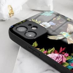 Mobiwear Prémiový lesklý kryt Glossy na mobil Honor 7A - G041G - Ptáček a květy