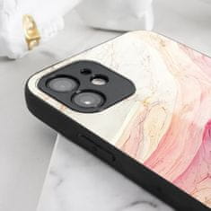 Mobiwear Prémiový lesklý kryt Glossy na mobil Honor 7A - G027G - Růžový a zlatavý mramor