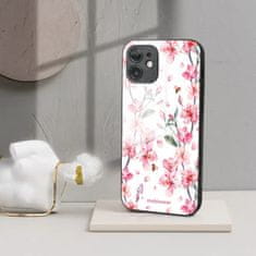 Mobiwear Prémiový lesklý kryt Glossy na mobil Samsung Galaxy J3 2017 - G033G - Růžové květy