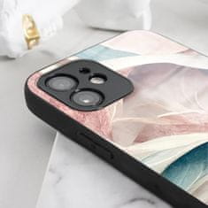Mobiwear Prémiový lesklý kryt Glossy na mobil Honor 7A - G026G - Růžový a zelenkavý mramor