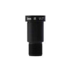 Waveshare Objektiv M12, 12MP, ohnisková vzdálenost 8mm, zorný úhel 69,5° pro modul kamery Raspberry Pi M12