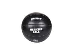 Merco Black Leather kožený medicinální míč hmotnost 5 kg