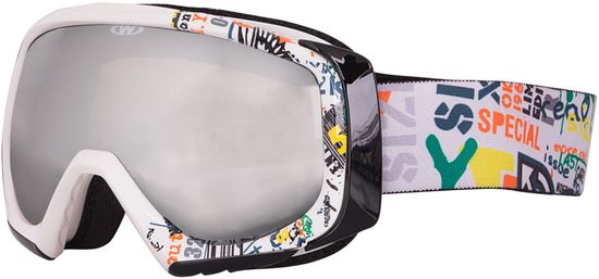 Worker Lyžařské brýle Hiro s grafikou (Barva: bílý grafit)