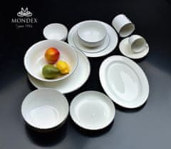 Affekdesign Porcelánový talíř SIMPLE oválný bílý