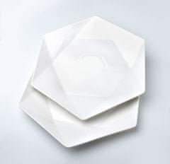 Affekdesign Sada jídelních talířů RALPH 2 ks bílá