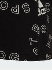 Adidas Černé holčičí vzorované tričko adidas Performance 162
