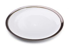 Affekdesign Porcelánový talíř Cal 24 cm bílý