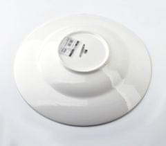 Affekdesign Porcelánový talíř SIMPLE hluboký bílý
