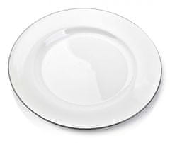 Affekdesign Porcelánový talíř SIMPLE mělký bílý