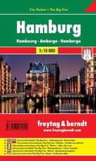 Freytag & Berndt PL 133 CP Hamburk 1:10 000 / kapesní plán města
