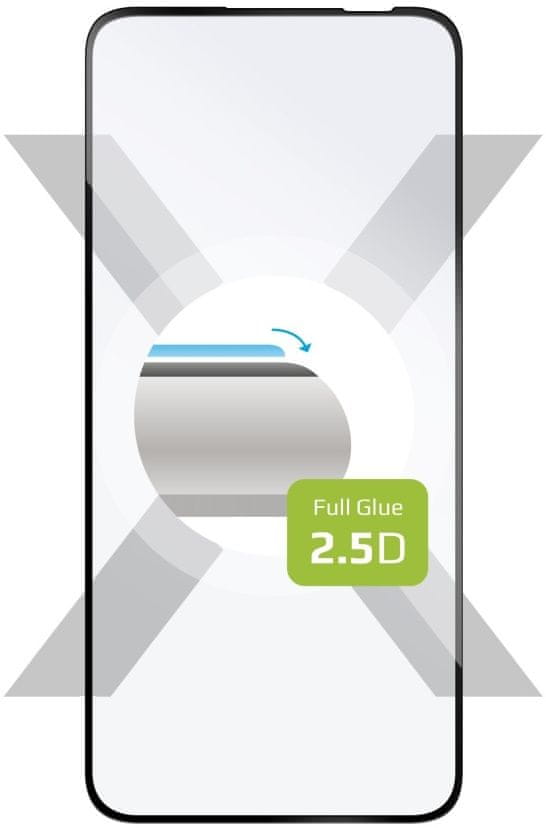FIXED Ochranné tvrzené sklo Full-Cover pro Samsung Galaxy A54 5G, lepení přes celý displej, černé, FIXGFA-1085-BK - zánovní