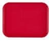 Cambro Polypropylenový tác fast food velký červený Červená 355x457x(H)21mm - 1418FF163