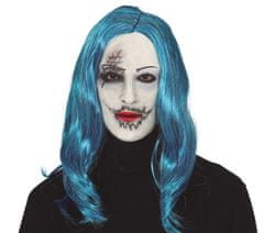 Guirca Maska s modrými vlasy