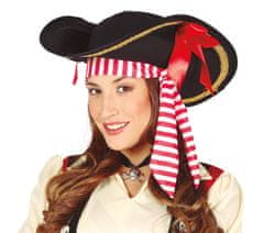 Guirca Dámský klobouk pirátský s šátkem