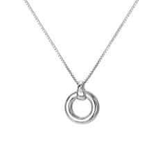 Hot Diamonds Minimalistický stříbrný náhrdelník s diamantem Forever DP900 (řetízek, přívěsek)