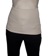 Tiki-Mechulka Merino bederní (ledvinový) pás, rovný - béžový/tělový, XXL