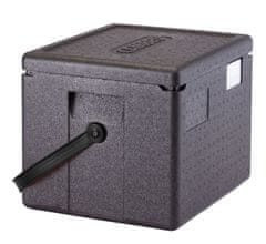 Cambro Termoizolační box Cam GoBox s černým uchem GN 1/2 22,3L 390x330x(H)316mm - EPP280BKST110