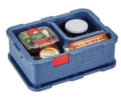 Cambro 4-komorový termoizolační box Cam GoBox Modrá 480x350x(H)167mm - EPPMD4835159