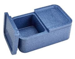 Cambro 2-komorový termoizolační box GoBox Modrá 437x276x(H)175mm - EPPMDB4428159